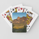 Search for mountain playing cards outdoors