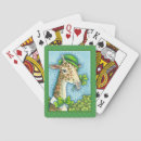Search for lucky leprechaun playing cards Irish