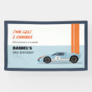 Search for cars birthday banners Growing up two fast