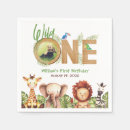 Search for safari napkins First birthday party