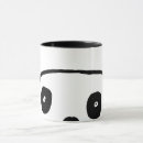 Search for black and white bear mugs Modern