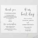 Search for order of service weddings Black and white