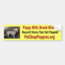Search for puppy bumper stickers Mills