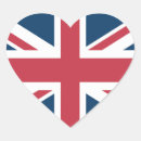 Search for british flag heart stickers Great britain