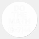 Search for math humor stickers Six