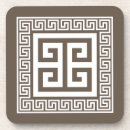 Search for brown white pattern coasters Geometric