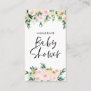 Search for game business cards Baby shower