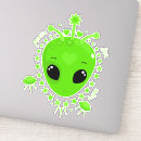 Search for friendly alien stickers Extraterrestrial