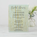 Search for mint and gold bridal shower invitations Chic
