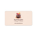 Search for bakery return address labels Patisserie