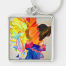 Search for carnation key rings Watercolor
