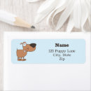 Search for rescue dogs return address labels Cute
