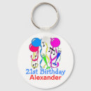 Search for 21st birthday key rings Party