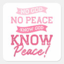 Search for know peace stickers God