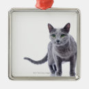 Search for russian blue cat christmas tree decorations Cats