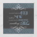 Search for something old something new invitations Elegant