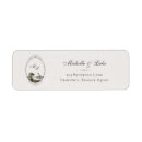 Search for oval return address labels Vintage