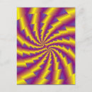 Search for fractal patterns postcards Gold