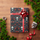 Search for skull christmas wrapping paper Macabre