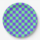 Search for purple gingham paper plates Chequerboard