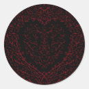 Search for black red stickers Gothic