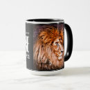 Search for black lion mugs Leo