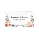 Search for ranunculus return address labels Botanical beige feminine girly