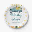Search for fall baby shower plates Autumn leaves