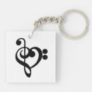Search for treble clef key rings Musician