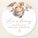 Search for love is brewing coasters Floral