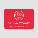 Search for red name tags Employee