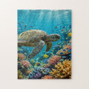 Search for coral reef puzzles Marine life