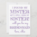 Search for sister invitations Proposal