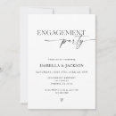 Search for minimalist engagement party invitations Engaged