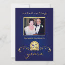 Search for royal blue anniversary party invitations Formal