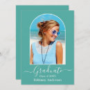 Search for teal graduation invitations College