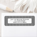 Search for classic black and white return address labels Vintage