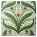 Search for lily of the valley tiles Botanical