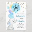 Search for balloon baby shower invitations Elephant
