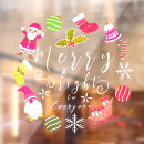 Search for christmas window decals Candy cane