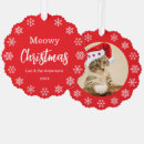 Search for meowy christmas tree decorations Cat photo
