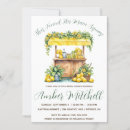 Search for lemonade bridal shower invitations Yellow
