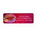 Search for gold lips return address labels Lipstick