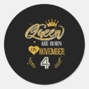 Search for 4 birthday stickers Gold
