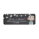 Search for chalkboard mason jar return address labels Flowers