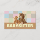 Search for babysitting business cards Care