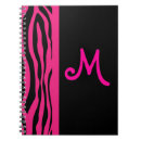 Search for pink zebra stripes notebooks Animal