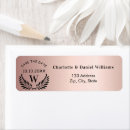 Search for gold foil return address labels weddings Blush