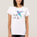 Search for hummingbird tshirts watercolor