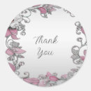 Search for pink and silver wedding stickers Birthday
